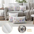 thumbnail image 6 of Outdoor Pillow Covers Spring Wildflower Watercolor Floral Waterproof Pillow Cases 20x20 Set of 2, Pastoral Garden Flower Art Throw Pillow Cover Pillowcase for Patio Balcony Couch Garden, 6 of 9