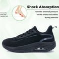 thumbnail image 5 of AOV Womens Walking Shoes with Arch Support Athletic Running Tennis Orthotic Fashion Sneakers for Plantar Fasciitis,Size 7 Black, 5 of 5