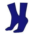 thumbnail image 5 of Gaeub Navy Print Sports Socks,No Heel Casual Mid-Tube Socks,Crew Socks for Women and Man For Trouser, Dress, Business, 5 of 7
