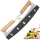 thumbnail image 3 of Cuchillo rebanador de pizza de acero inoxidable Sunnimix con cubierta protectora cortador de pizza, 3 of 8