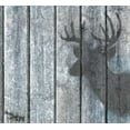 thumbnail image 2 of Murray Henderson Fine Art 22x20 Gold Ornate Wood Framed with Double Matting Museum Art Print Titled - Deer Shadow, 2 of 4