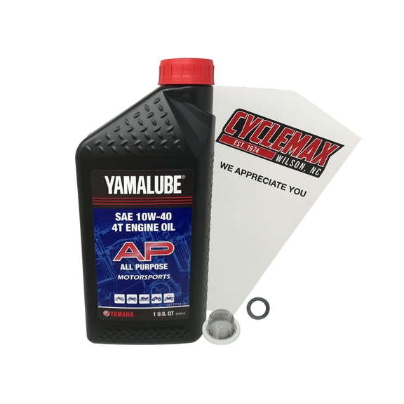 Cyclemax Standard Yamalube Oil Change Kit fits 2008-2011 Yamaha C3