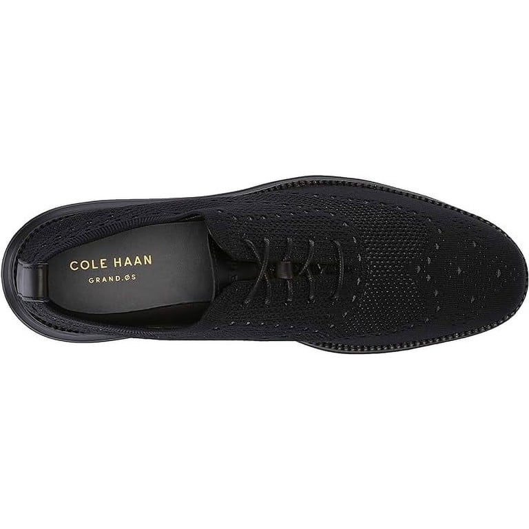 COLE HAAN Original Grand Knit Wingtip II Men’s 8.5 M Shoes Black Brogue Sneakers Cole Haan mens Original Grand Knit Wing Tip Ii Sneaker  main image 2