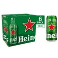 thumbnail image 2 of Heineken Original Netherlands Lager Import Beer, 6 pack, 12 fl oz Cans, 5% ABV, 2 of 9