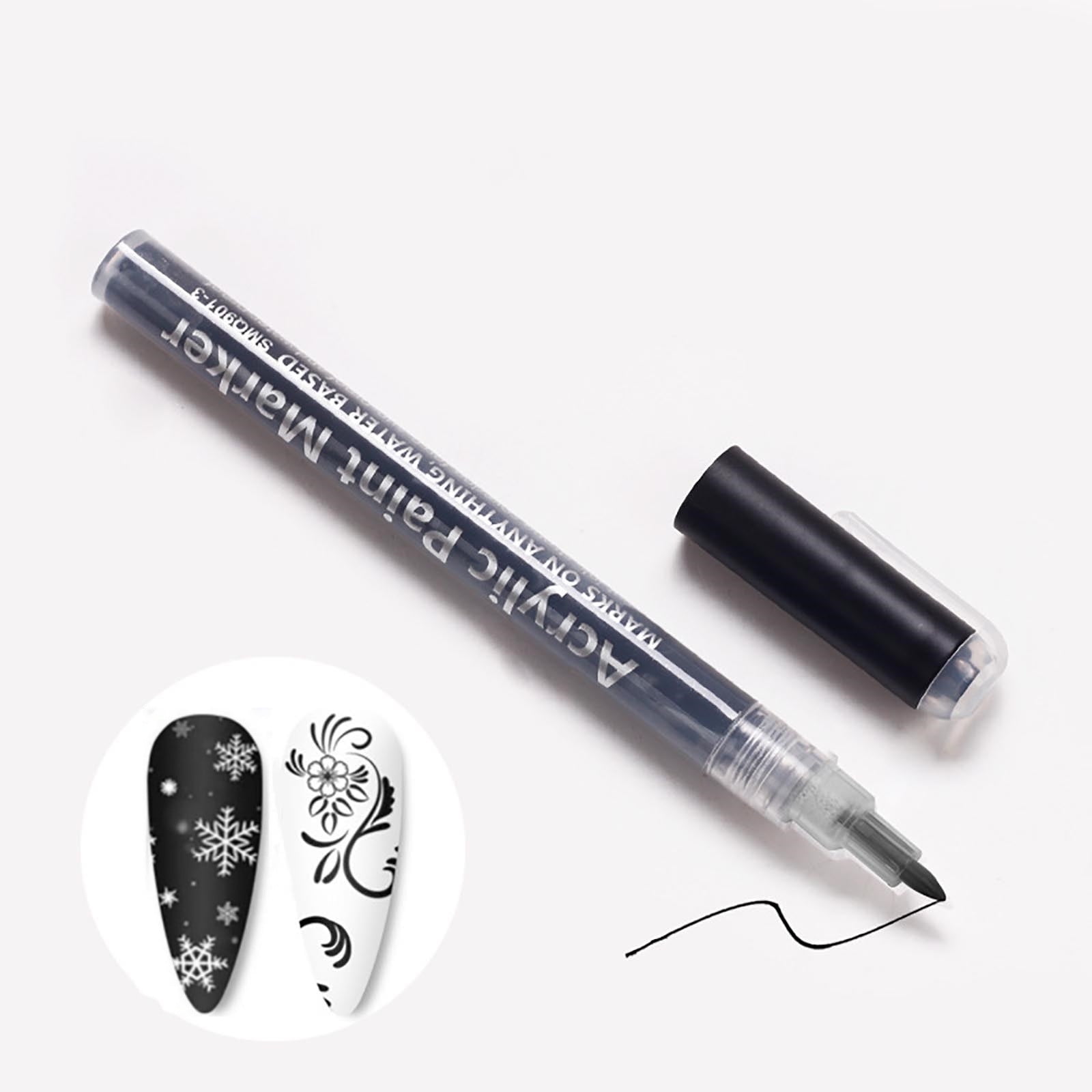 Nail Art Graffiti Pen Acrylic Marker Pen Color Hand Drawn Dots And Hooks Diy Nails No Bak Watercolor 5Ml