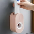 thumbnail image 3 of GROWTH TANK 6X Automatic Toothpaste Dispenser Squeezer Toothbrush Holder Pink, 3 of 9