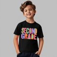 thumbnail image 6 of UACY Girls Second Grade Back to School T Shirt Short Sleeve Crew Neck Cotton Casual Graphic Tee for Kids (Black, 10-11Years), 6 of 6