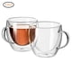 thumbnail image 1 of 1、 Está hecho de material de vidrio de borosilicato resistente al calor, que es seguro y no tóxico, por lo que la taza de agua puede soportar el cambio de temperatura de -20 °C a 150 °C., 1 of 9