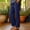 #0115-Dark Blue, variant on Womens High Waisted Ankle Wide Leg Stretchy Straight Trousers Split Hem Pants Trousers with Pockets