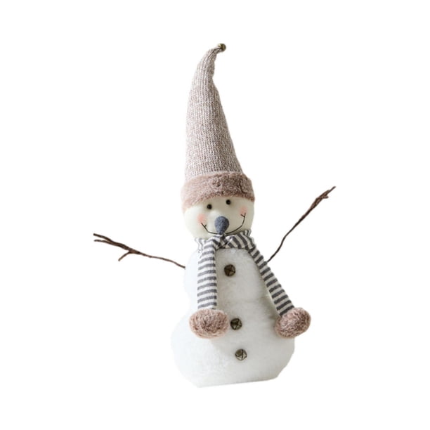 Adorno de muñeco de nieve navideño, decoración navideña, accesorio fotográfico coleccionable creativo 60cmx25cmx14cm