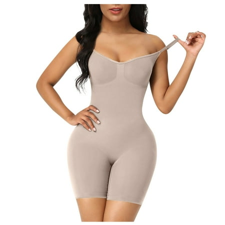 

HHei_K Women s Hip Lift Seamless Shapewear charming Sling Belly Body One-piece Underwear
