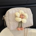 thumbnail image 1 of Bolsos de mano para mujer, bandolera de flores tejidas con paja, bolso de paja bohemio sencillo tejido a mano FLhrweasw  Nuevo, 1 of 9
