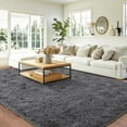 thumbnail image 2 of 8x10 Area Rugs for Living Room, Ultra Soft Fluffy Large Shaggy Rug Carpet for Bedroom, Non-Slip Fuzzy Plush Rugs for Nursery Boys Girls Kids Room Modern Indoor Home Decor, Grey, 2 of 14