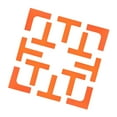 thumbnail image 3 of Almencla Pickleball Court Marker Accessory for Indoor and Outdoor Basketball Driveway Orange, 3 of 8