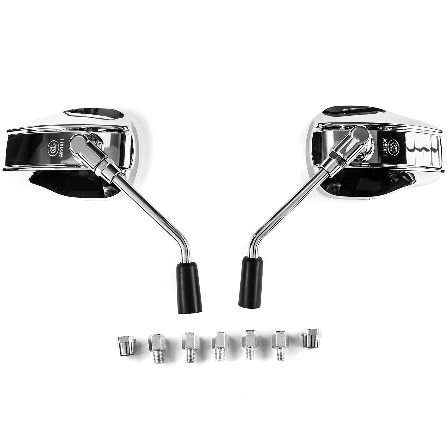 Chrome Motorcycle Mirrors For Yamaha Royal Star Venture Classic Royale Deluxe