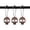 Copper, variant on Set of 12 Sugar Skull Shower Curtain Hooks Decorative Home Bathroom Stainless Steel Rustproof Skeletons Shower Curtain Rings Decor Accessories (Black)