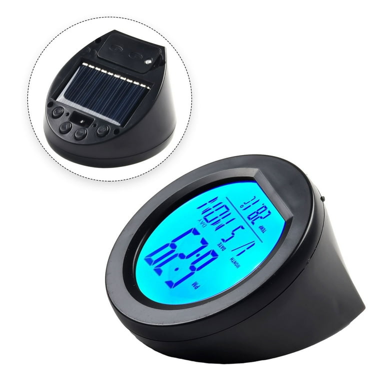 Car Auto LCD Digital Clock Thermometer Temperature Voltage Meter