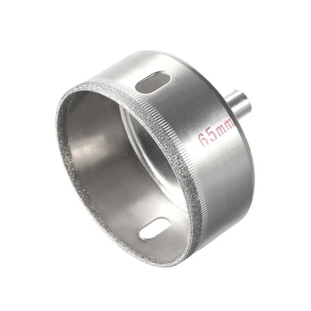 

Uxcell 65mm Diamond Glass Hole Saw Core Drill Bit Nickel Plated 1 Pack