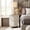 Beige Linen Printed, variant on WAMPAT Modern Nightstand with Charging Station, Wooden End Table with 2 Large Drawers, Small Bedside Table for Bedroom, Beige Linen Printed