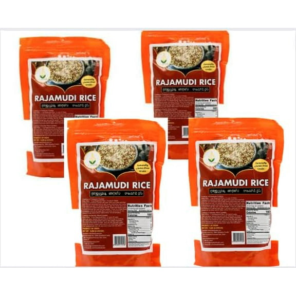Shastha Rajamudi Rice (Pack of 4) Each Pkt 1 Lbs (B-P)