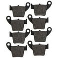 thumbnail image 4 of Niche Rear Brake Pad Set for Honda CRF450R Semi-Metallic Motorcycle 4 Pack 519-KPA2372D, 4 of 5