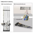 thumbnail image 6 of ZPAQI Vertical Fishing Rod Holder Wall Mounted Fishing Rod Rack, Fishing Poles Holder, 6 of 13