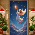 thumbnail image 4 of Decorative Design Christmas Angel Theme Religious Night Sky Banner for Church Events Holiday Decor Home Decoration, 4 of 9