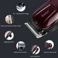 thumbnail image 3 of Men's Complete Hair Cutting Kit Rechargeable Electric Precision Trimmer Kit Cord/Cordless Grooming Kit Hair Styling Shears Secure Fit Guide Combs Haircut Kit, 3 of 6
