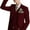 wine-red, variant on Lycody 3PCS Boys Linen Slim Fit Suit for Kids Toddler Teen Formal Wedding Ring Bearer Outfit Blazer Vest Pants Set, Graduation, PROM, Elegance
