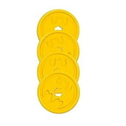 Replacement Parts for Imaginext Super Friends Batbot FGF37 SuperFriends Bat Bot X Treme Includes 4 Replacement Discs of Yellow Blue or Red