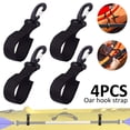 thumbnail image 1 of 4PCS Inflatable Boat Paddle Keeper Paddle Holder Paddle Clip  Paddle Hook Strap Kayak Canoe Boat Paddle Accessories, 1 of 8