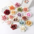 thumbnail image 4 of 3/5Pcs Rose Artificial Flowers Heads 7cm Silk Fake Flowers for Home Decor Wedding Brides Decortion DIY Craft Gift Accessories, 4 of 10