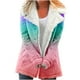 thumbnail image 2 of Chaquetas y abrigos casuales de manga larga sin capucha para mujer, abrigo de invierno cálido con solapas y botones, talla grande, 2 of 5