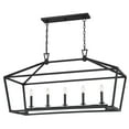 thumbnail image 4 of Savoy House 1-324-5-89 Townsend 5 Light Linear Chandelier in a Matte Black Finish (44" W x 23.5" H), 4 of 5