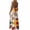 A1-Beige73, variant on XIAOCHA Summer Floral Maxi Dress for Women Porcelain Print Thin Strap Back Tie Deep Open Back Vacation Gowns