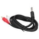 thumbnail image 4 of Cable de audio RCA de 6.35 mm A DOBLE RCA, 1,5 m/4.9 Pies RCA Adaptador Audio Cable EstéRO PVC de Alta Y Latón 6.35 mm Para Conectar La Interfaz de Audio, 4 of 7