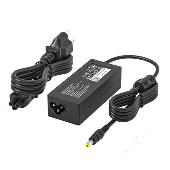 19V 3.42A 65W Laptop Charger Replacement for Acer Aspire 5/3/1 Series A315 A515 A314 Aspire  E1 E3 E5 E11 E14 E15 E17 V3 V5 V7 ES1 F15 S5 S7 R3 R5 R7 M5 F5 computer power cord