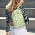 thumbnail image 6 of Honeii Rabbit And Carrot (2) Print Canvas College Laptop Backpack, Durable Rucksack Travel Notebook Bag School Backpack Book Bag for Men Women-Medium, 6 of 7