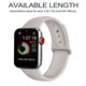 thumbnail image 3 of Correa de reloj deportivo compatible con Watch 42-44 mm Correa deportiva de repuesto de silicona suave Compatible con iWatch Series 5/4/3/2/1, S/M, M/L Xemadio 2033270-5, 3 of 9