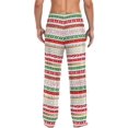 thumbnail image 2 of HPINK-T Mens Sleep Pajama Pants Set Bottoms Christmas Snowman Brown Fleece Lounge Sleepwear PJs S, 2 of 7