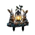 thumbnail image 2 of Cheapark Easter Bunny Egg Yard Stakes 2D Waterproof Signs for Outdoor Lawn Patio Easter Holiday Decor, 2 of 6