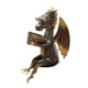 thumbnail image 2 of Estatua de libro de lectura de dragón, decoración con adorno, decoración de dragón, figuritas de dinosaurio de jardín, escultura de dragón para, 2 of 9