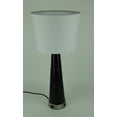 thumbnail image 2 of Set of 2 Black Tapered Table Lamps With Built-In Power Outlets, 2 of 3