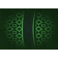 thumbnail image 1 of Ahgly Company Machine Washable Indoor Rectangle Transitional Deep Emerald Green Area Rugs, 4' x 6', 1 of 7