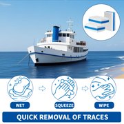 Boat Eraser Boat Cleaner, Boating Accessories For Cleaning, Boat Cleaning Supplies & Magic Eraser 3-Pack, Marine Eraser For Scuffs, Dirt, Salt & Grime