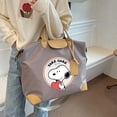 thumbnail image 5 of Snoopy-Bolso de viaje de gran capacidad para mujer, bolsa de equipaje impermeable, a la moda, para gimnasio, para regalo de cumpleaños, 5 of 5
