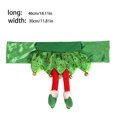 thumbnail image 2 of Injueey Funda para silla de Navidad de pierna larga, banda antideslizante para comedor, Festival de Navidad, cinturón de cintura de alce bonito, funda Kits de decoración para fiestas Elfo verde Injueey HA069383-02, 2 of 6