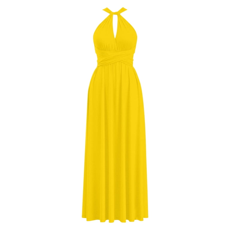 mustard yellow dress prom Marigold Yellow Long Prom Dress with Sheer Bodice Marigold / 6