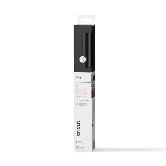 Cricut Premium Vinyl Permanent, Noir