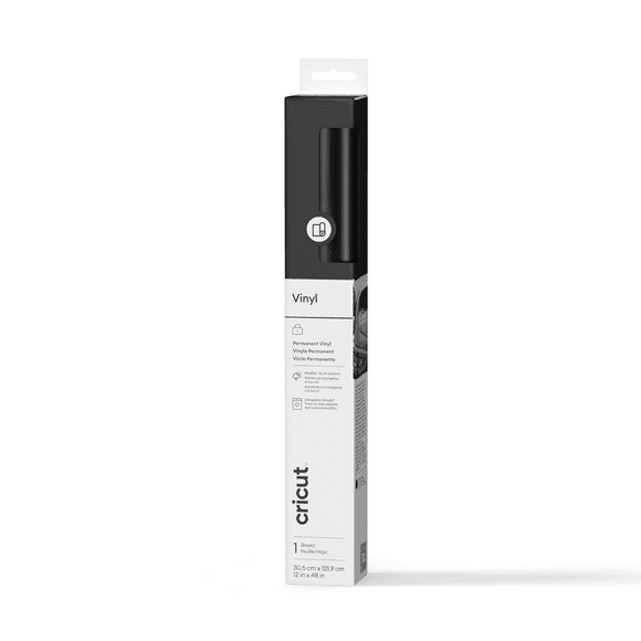 Cricut Premium Vinyl Permanent, Noir